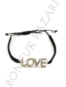 Örgülü İp Bileklik - Love (4029)