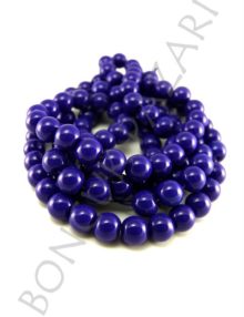 8 mm Boyama Cam Boncuk - Lacivert (8İY2)