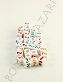6 mm Plastik Zar Harf-Z (9002Z)