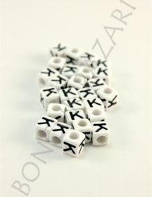7 mm Plastik Zar Harf-K (9003K)