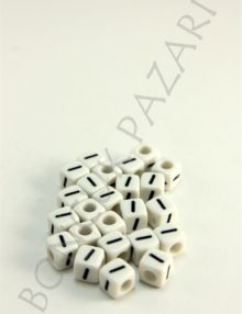 7 mm Plastik Zar Harf / İşareti (9048)