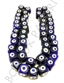 Otantik Cam Boncuk - Zar 19x21 mm Lacivert (CM7402)