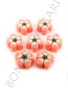 Fimo Hamur Boncuk Papatya - Pembe (FM0069)