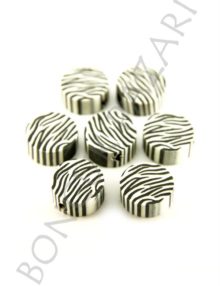 Fimo Hamur Boncuk Daire - Siyah (FM0081)