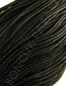 Kalın Örgü İp 2 mm Siyah (KLOR322)