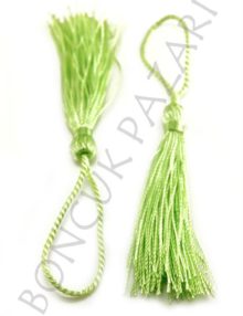 Kısa Polyester Püskül 6 cm - Yeşil (KSPL017)