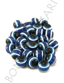 Plastik Gözlü Boncuk 10 mm -Lacivert (PL1015)