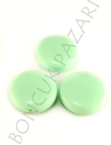 Plastik Düz Boncuk Turkuaz  7x28 mm (PL6601)
