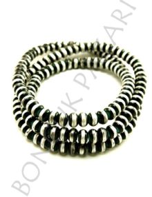 Cam Simli Tesbih Boncuk 5x8 mm Siyah (TC5101)
