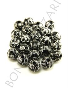 Plastik Tesbih Boncuk 8 mm Siyah (TP5701)