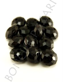 Kristal Kesim Plastik Ufo - Siyah 4.5x8 mm (PL8003)